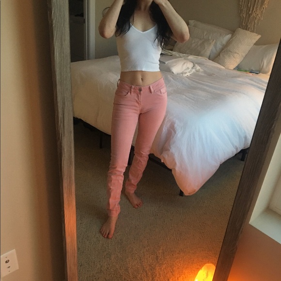 GUESS light pink blush Brittney-Skinny jeans 💗 27 - Picture 3 of 8